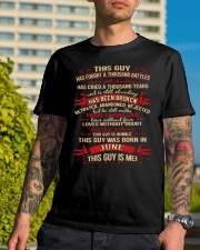 THIS GUY WAS BORN IN JUNE Classic T-Shirt lifestyle-mens-crewneck-front-8