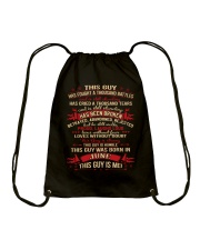 THIS GUY WAS BORN IN JUNE Drawstring Bag thumbnail