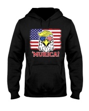 murica trump eagle 4th of july tshirt Hooded Sweatshirt tile