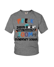 prek zooming into elementary school Youth T-Shirt tile