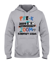 prek zooming into elementary school Hooded Sweatshirt tile