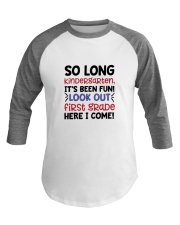 HQH994 So Long Kindergarten Look Out Baseball Tee tile