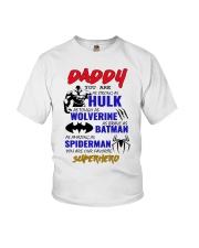 pvm1808-daddy-superhero red png Youth T-Shirt tile