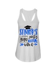 Senior- class of 2020 -just rollin' with it Ladies Flowy Tank tile