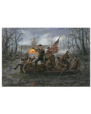 trump crossing the swamp 17x11 Poster front