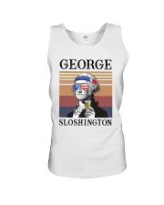george sloshington 4th july president drink Unisex Tank tile