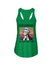 george sloshington 4th july president drink Ladies Flowy Tank tile