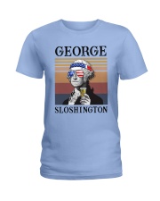 george sloshington 4th july president drink Ladies T-Shirt tile