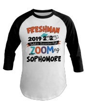 freshman zooming into sophomore Baseball Tee tile