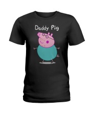 Daddy pig Ladies T-Shirt tile