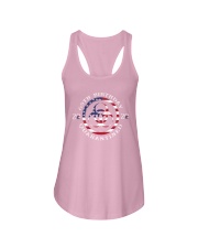 65th birthday-flag Ladies Flowy Tank tile