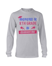 promoted to 8th grade in quarantine 2020 pink Long Sleeve Tee tile