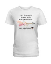 To my GRANDDAUGHTER strong mug pouch tee Ladies T-Shirt thumbnail