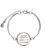 To my GRANDDAUGHTER strong mug pouch tee Metallic Circle Bracelet tile