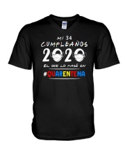 Mi 34 Cumpleanos V-Neck T-Shirt tile