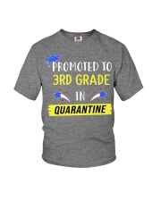 promoted to 3RD grade in quarantine 2020 yellow Youth T-Shirt tile