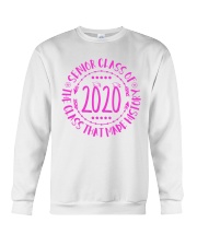 Senior Class of 2020 History pink Crewneck Sweatshirt tile