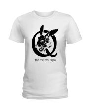 the rabbit hqle trump 2020 wwg1wga Ladies T-Shirt front