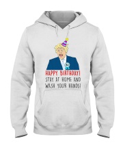 BJ happy birthday stay at home Hooded Sweatshirt tile