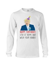 BJ happy birthday stay at home Long Sleeve Tee tile
