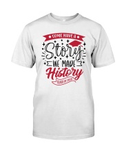 Class of 2020-history-red Classic T-Shirt front
