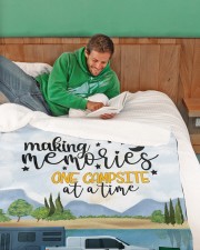 Personalized Camping Blanket 28 Large Sherpa Fleece Blanket - 60" x 80" aos-sherpa-fleece-blanket-60x80-lifestyle-front-07