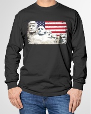 45th first added to rushmore mount Long Sleeve Tee garment-tshirt-longsleeve-front-01