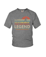 Softball-dad the man the myth Youth T-Shirt tile