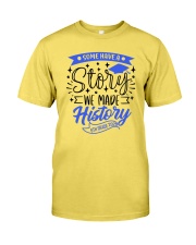 6th grade-history-green blue Premium Fit Mens Tee tile