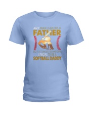 Softball-Daddy Ladies T-Shirt tile