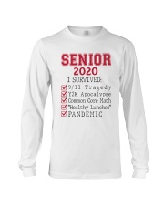 SENIOR 2020-I SURVIED-RED Long Sleeve Tee tile