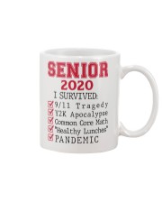 SENIOR 2020-I SURVIED-RED Mug tile