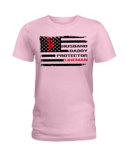 Lineman Dad Ladies T-Shirt tile