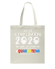 Mi 57 Cumpleanos Tote Bag tile