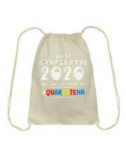 Mi 57 Cumpleanos Drawstring Bag tile