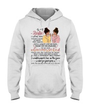 To my bestie when times get hard Hooded Sweatshirt tile