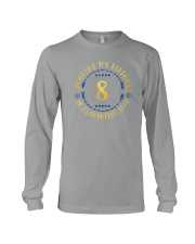 HTH 8 Birthday Gold Blue Long Sleeve Tee tile
