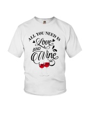 All you Need Is Love And Wine Youth T-Shirt tile