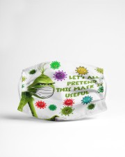 Let's All Pretend msk Is Useful - g r i n c h Cloth face mask aos-face-mask-lifestyle-22
