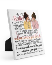 To my bestie the one who needs you till the end 8x10 Easel-Back Gallery Wrapped Canvas thumbnail