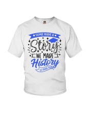 1st grade-history-green blue Youth T-Shirt tile