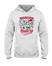 8th grade-history-red Hooded Sweatshirt tile