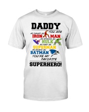 Daddy superhero Classic T-Shirt tile