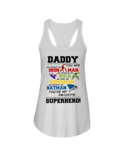 Daddy superhero Ladies Flowy Tank tile