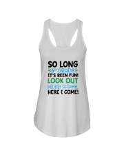HQH994 So Long 6th Grade Look Out Middle School Ladies Flowy Tank tile