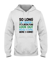 HQH994 So Long 6th Grade Look Out Middle School Hooded Sweatshirt tile