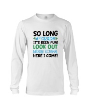 HQH994 So Long 6th Grade Look Out Middle School Long Sleeve Tee tile