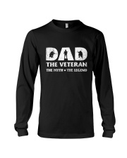 Dad The Veteran The Myth The Legend Long Sleeve Tee tile