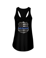 Police - blue lives matter2 Ladies Flowy Tank tile