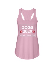 dogs 2020 because humans suck Ladies Flowy Tank tile